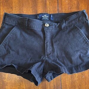 Hollister Blue Bermuda Shorts Cotton Blend Casual